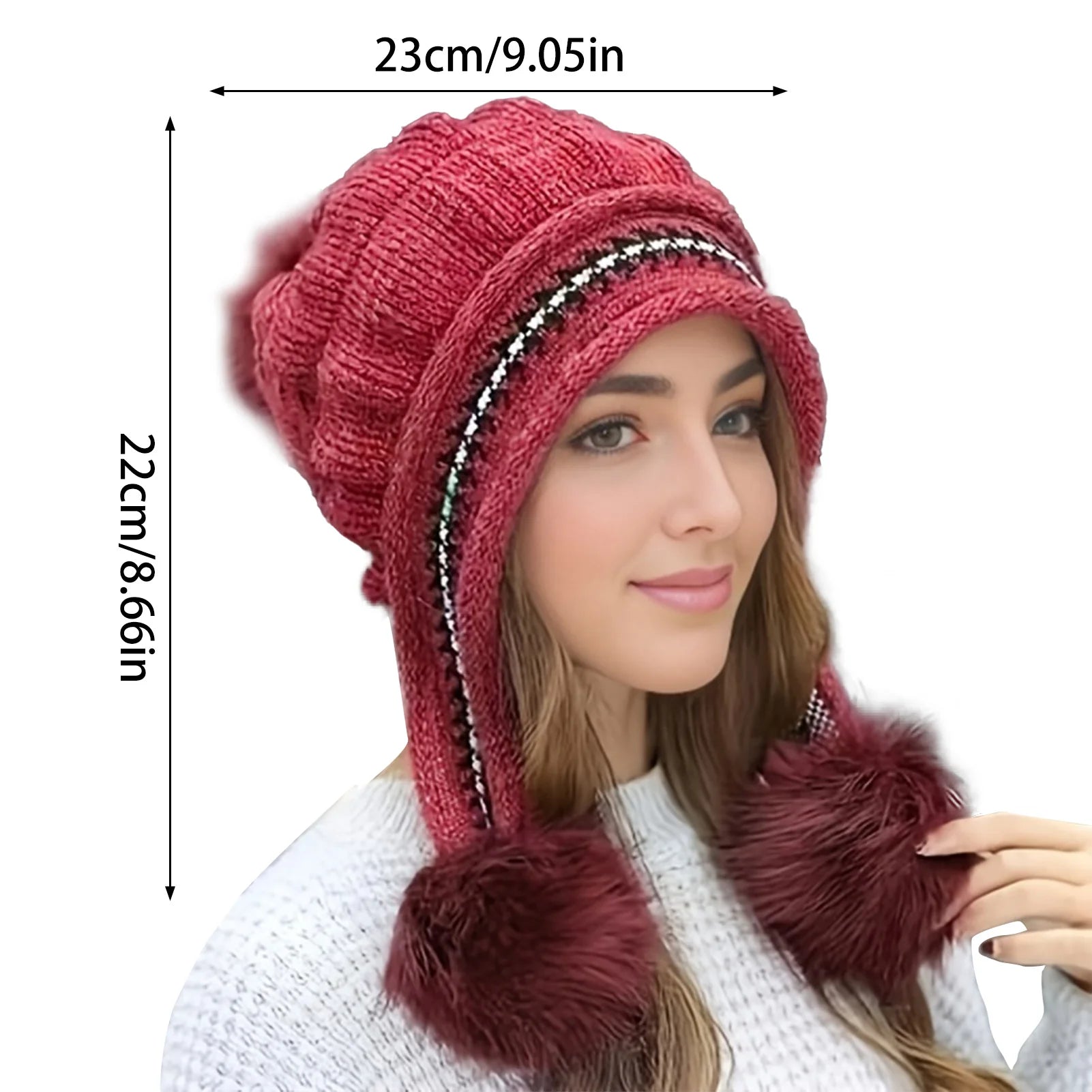 Women’s Fur & Fleece-Lined Earflap Beanie