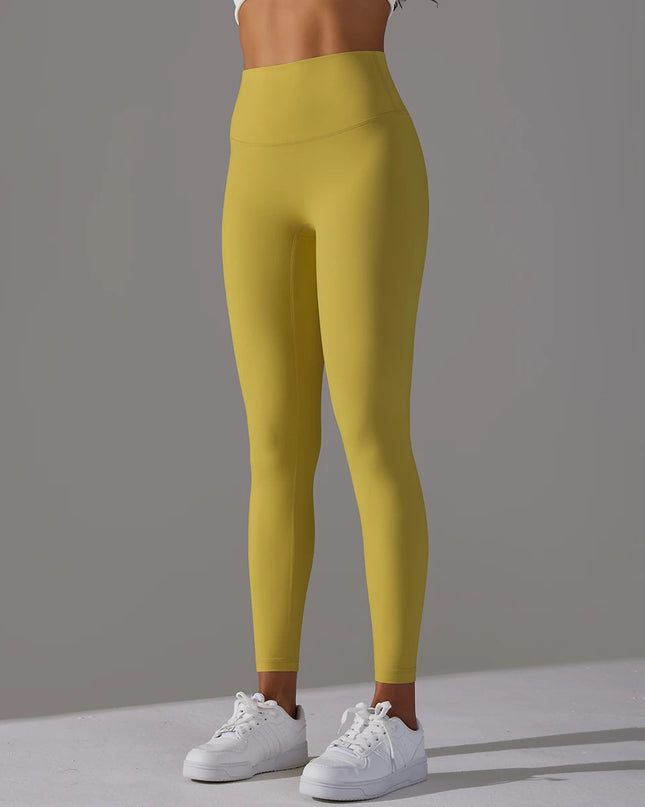 High-Wais Leggings – Buttery-Soft, Sweat-Wicking, with Hidden Pocket