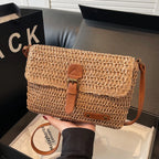 New Fashionable Straw Women's Bag, Trendy Vacation Casual Shoulder Crossbody Bag, Women's Versatile Stylish Straw Women's Bag-HighTouch