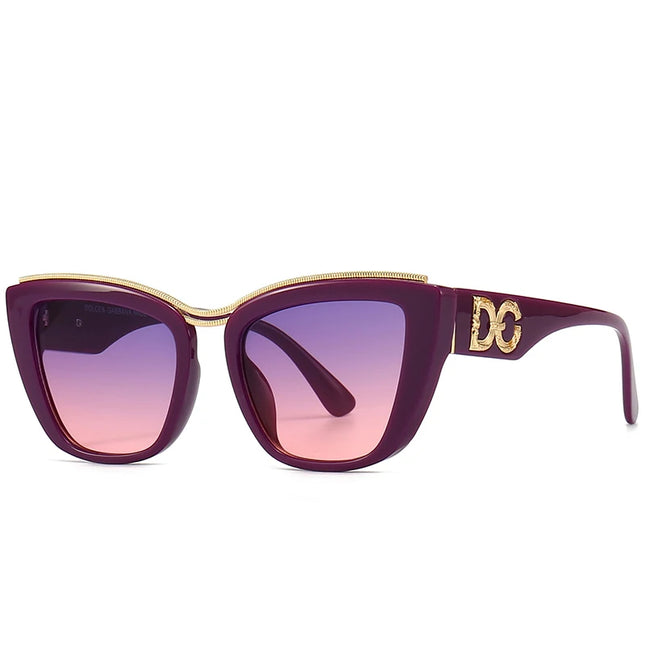 Luxury Cat-Eye Gradient Sunglasses for Women