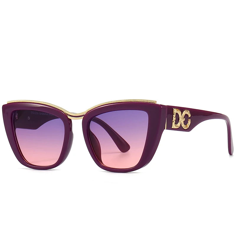 Luxury Cat-Eye Gradient Sunglasses for Women-HighTouch