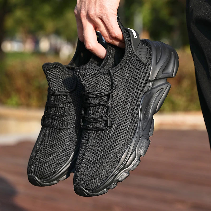 Men’s Lightweight Breathable Running Shoes-HighTouch