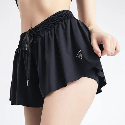 High-Waist Women’s Sport Skirt Shorts – Summer Gym & Yoga Wear
