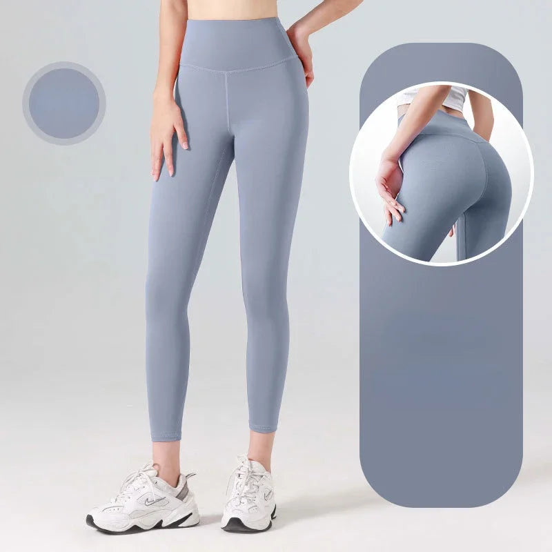 Women’s High-Waisted Fast-Dry Squat-Proof Yoga Leggings – Support & Comfort-HighTouch