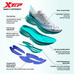XTEP One-Piece Model 30 Men’s Running Shoes