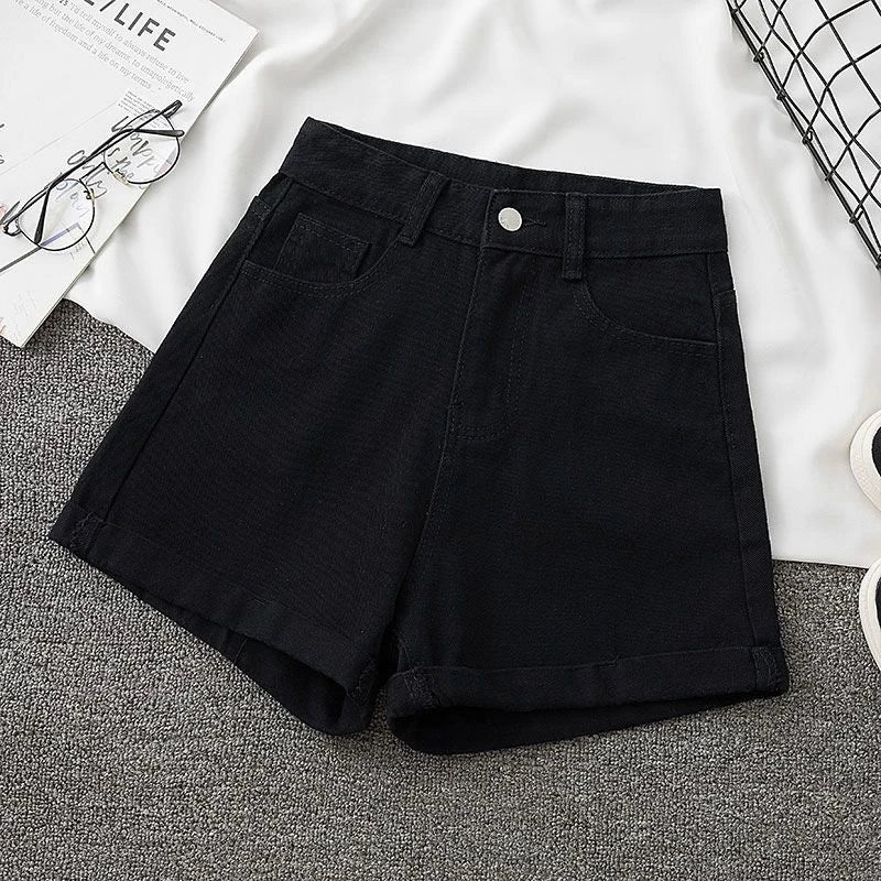 Classic Wide‑Leg Denim Shorts – Effortless, Everyday Cool-HighTouch