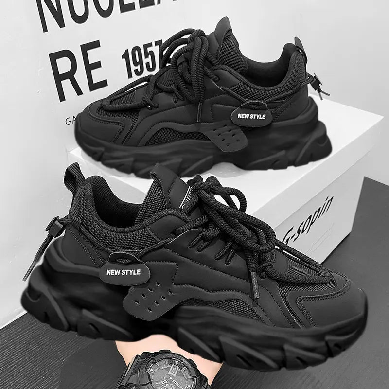 Men’s Breathable Thick-Soled Casual Sneakers