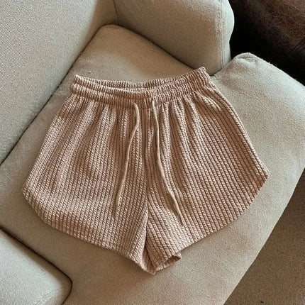 High-Waist Wide-Leg Running Shorts – Lightweight Gym Hot Pants for Women