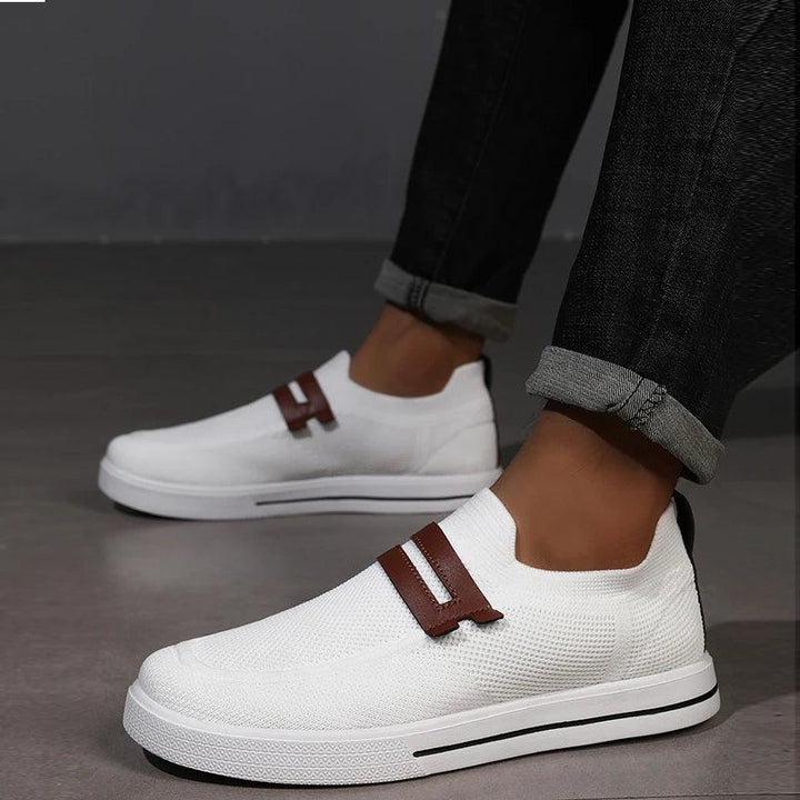 Men’s Breathable Mesh Slip-On Sneakers for Walking