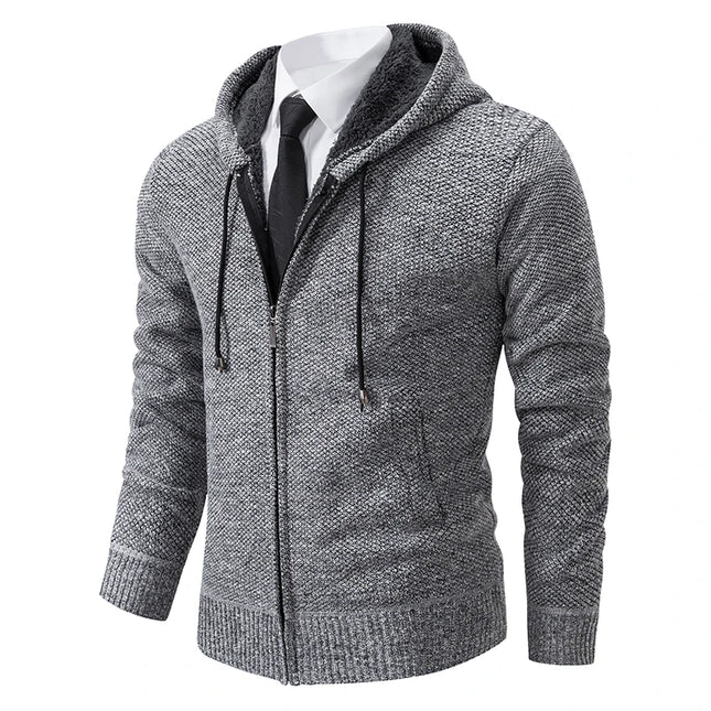Men’s Fleece-Lined Zip Cardigan