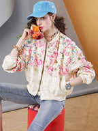Women’s Chinese-Style Embroidered Spring Jacket-HighTouch