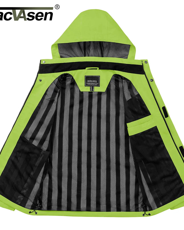 Men's Lightweight Mesh-Lined Waterproof Windbreaker Jacket