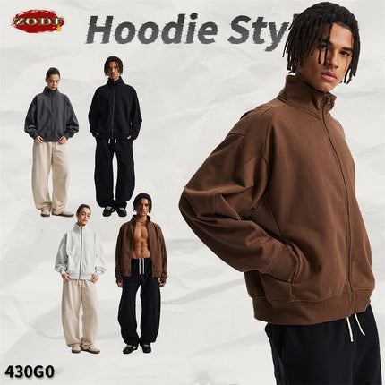 Unisex Heavy-Weight Zip Hoodie 430 GSM