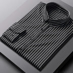 Hightouch | Relaxed Striped Cotton Shirt