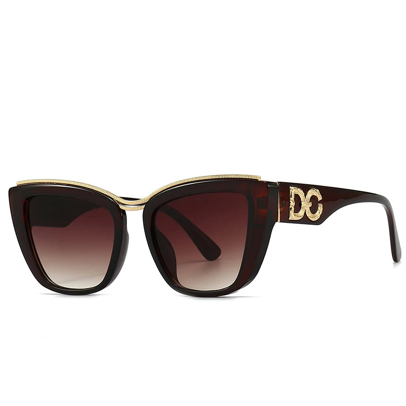Luxury Cat-Eye Gradient Sunglasses for Women-HighTouch