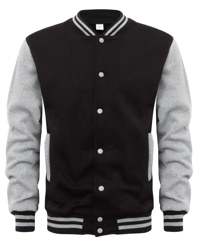 Men’s Loose-Fit Baseball Jersey Bomber Jacket