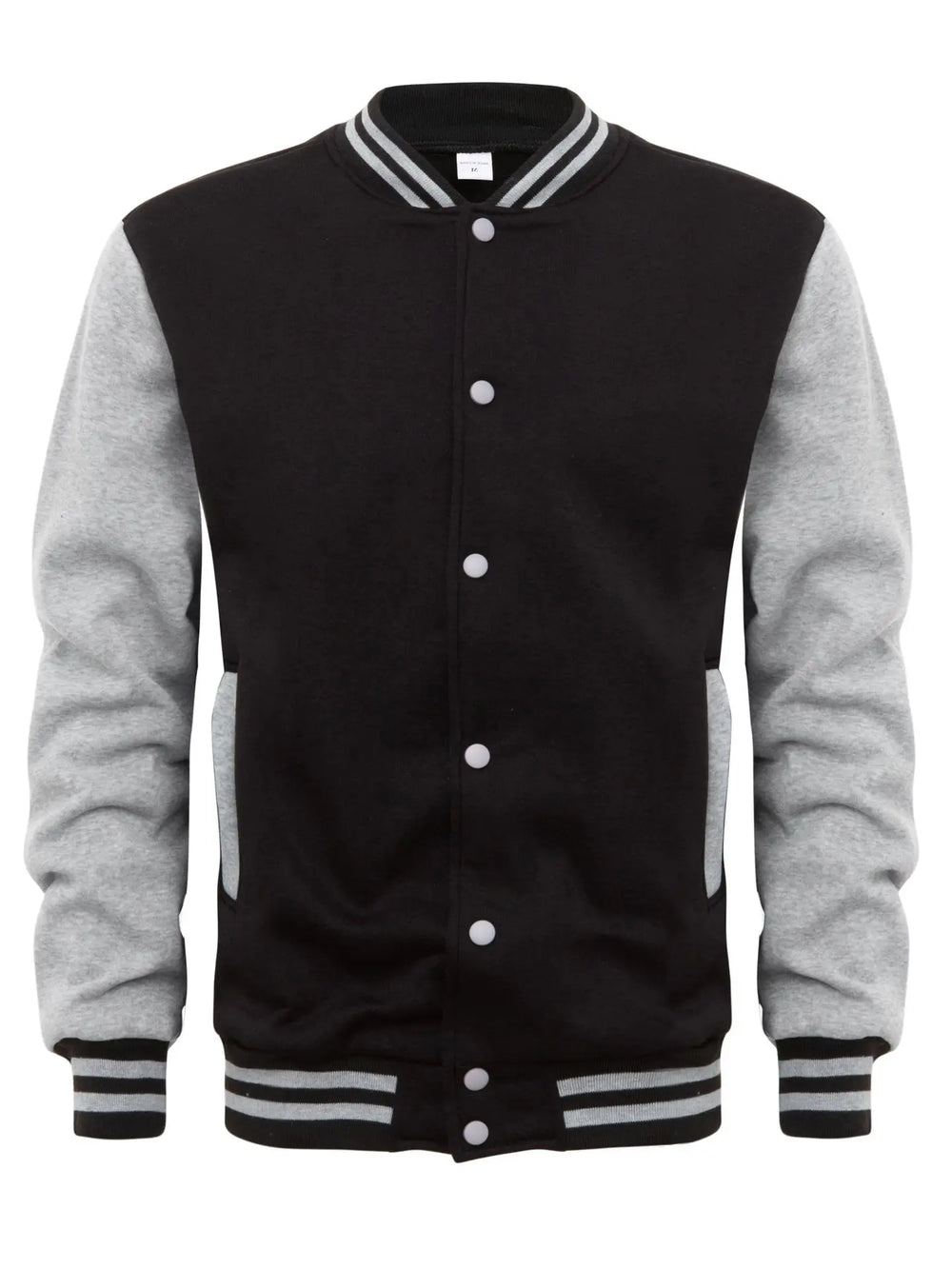 Men’s Loose-Fit Baseball Jersey Bomber Jacket-HighTouch