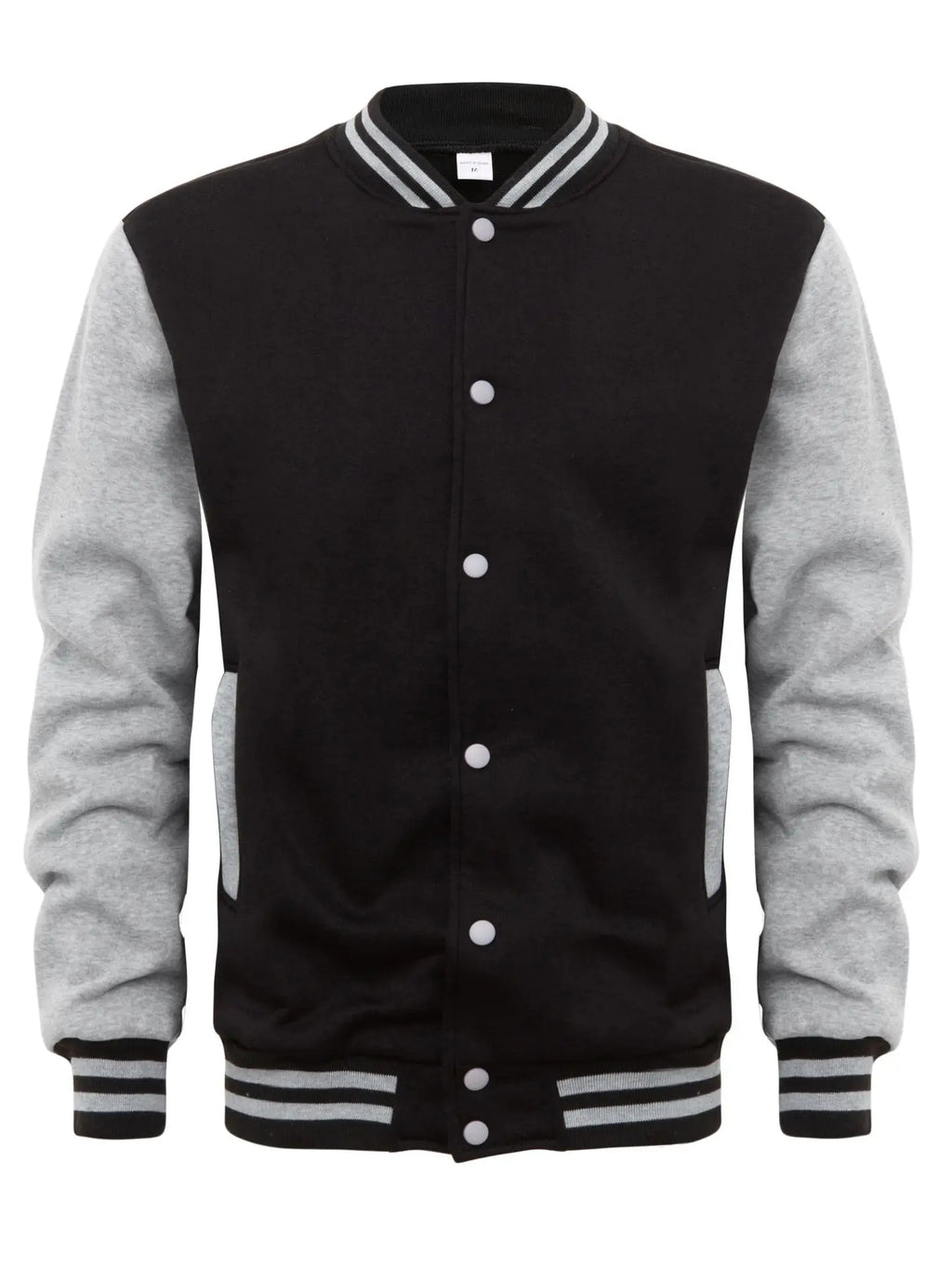 Men’s Loose-Fit Baseball Jersey Bomber Jacket-HighTouch