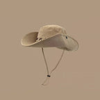Breathable Western Cowboy Hat – Wide Brim, Adjustable, Summer Sun Protection-HighTouch