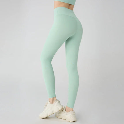 Yoga Leggings Women High Waisted Hip Lifting Fitness Leggings Running Cycling Pants