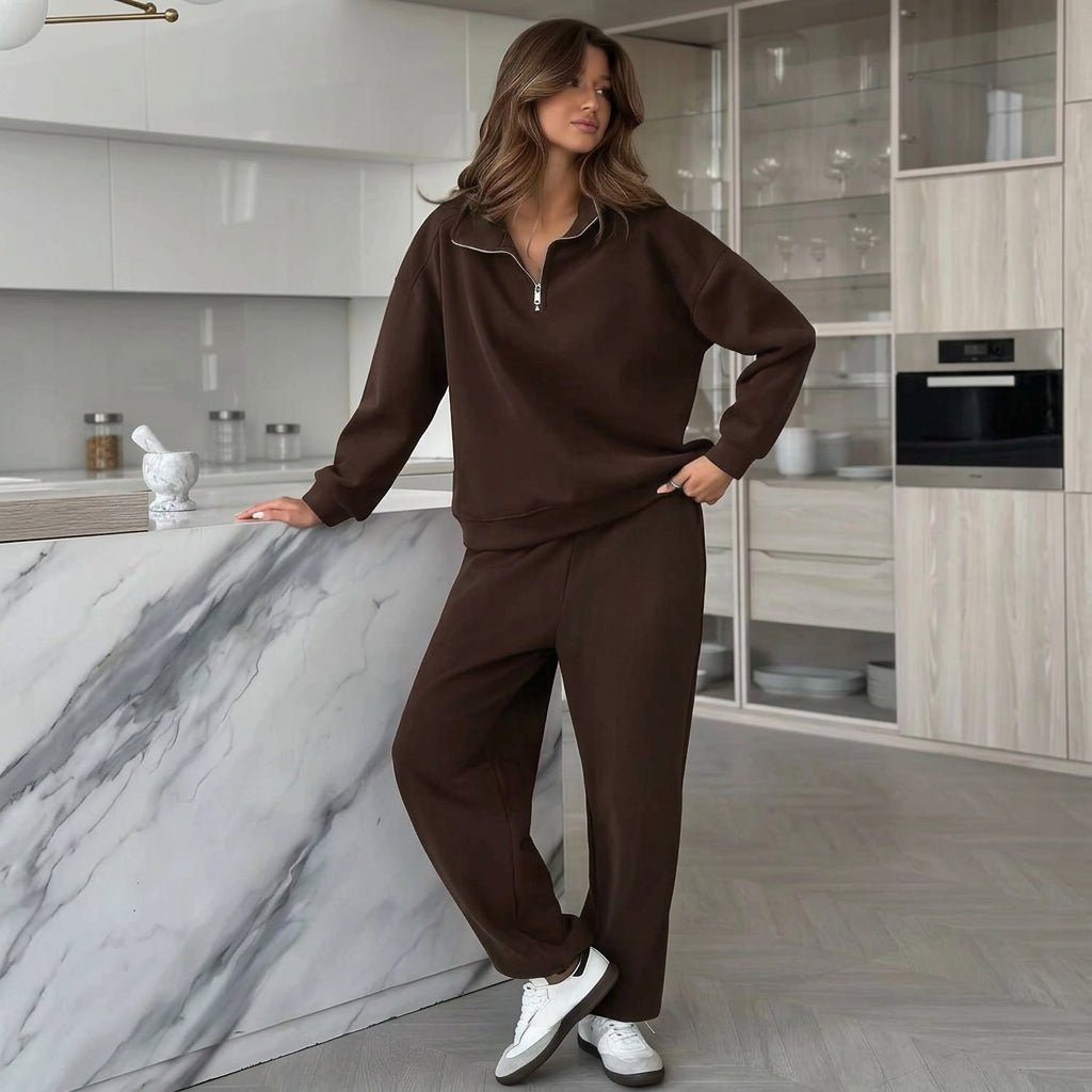 Women’s Cotton Oversize Tracksuit Set-HighTouch
