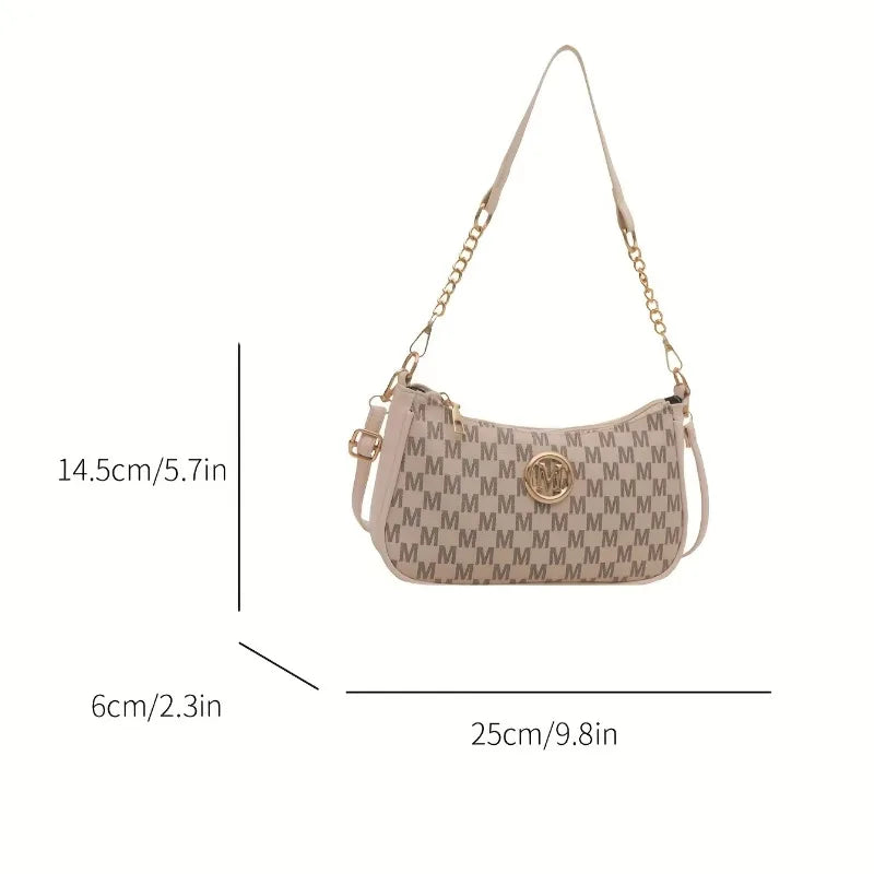 Vintage-Style Crossbody Handbag – Adjustable Strap Women’s Accessory Purse-HighTouch