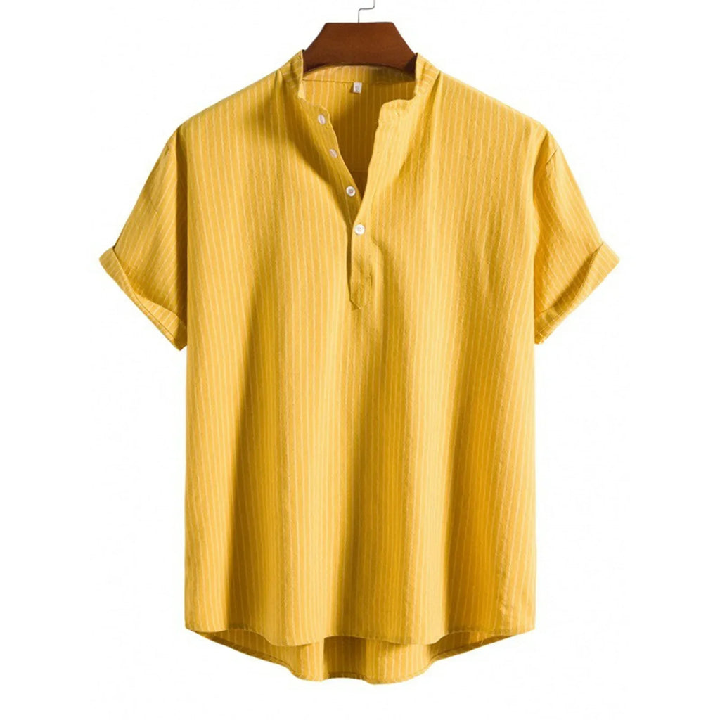 Hudson - Button Up Linen Wrinkle-Free Summer Shirt