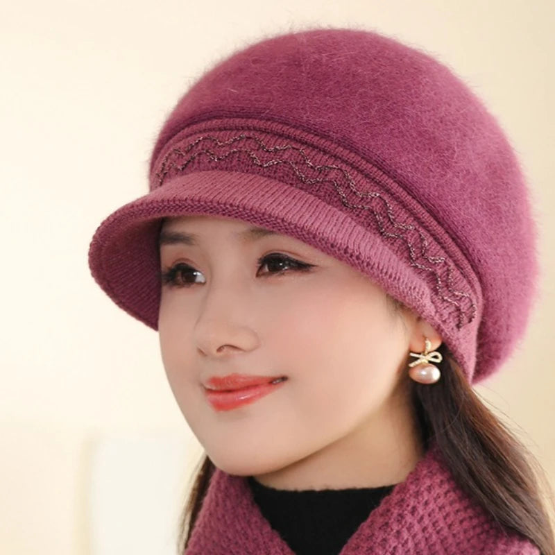 Double-Layer Winter Baseball Beanie