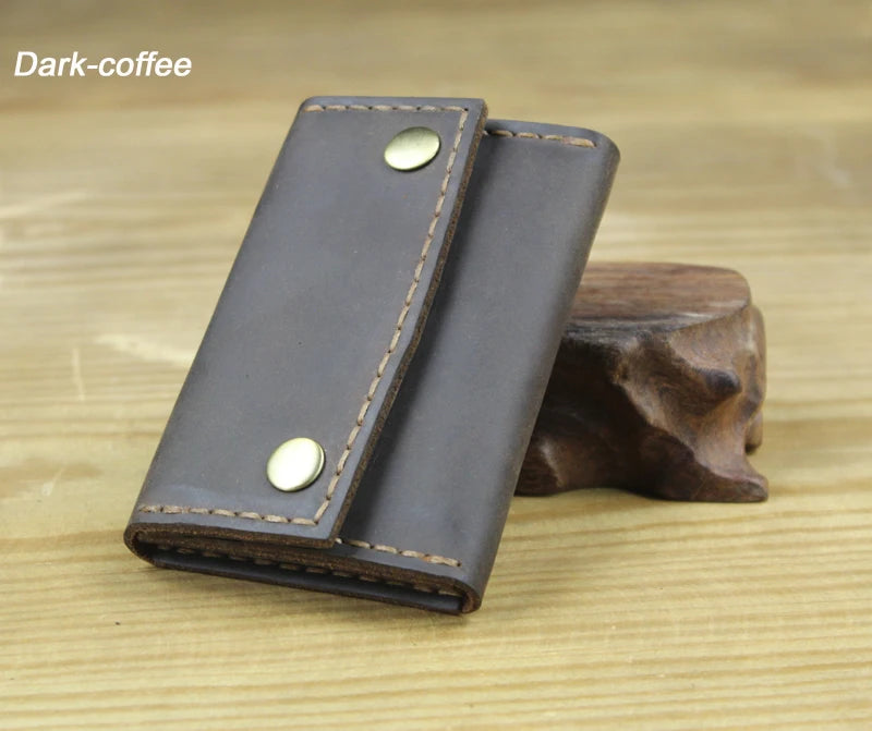 Crazy Horse Leather Card Holder