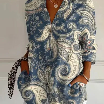 Harper | Elegant Floral Shirt & Blouse