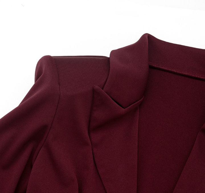 Boss | Notch Lapel Button Front Blazer Dress