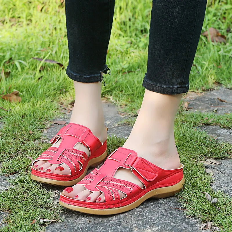 Orthopedic Wedge Platform Sandals Women-HighTouch