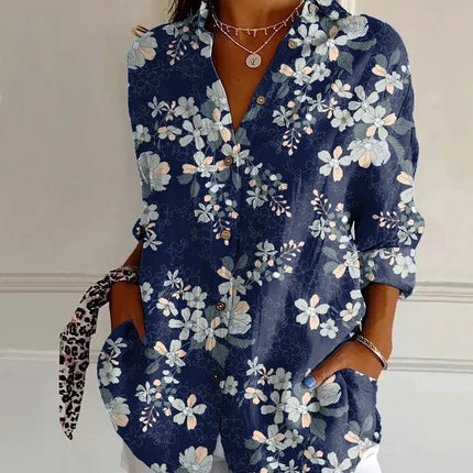 Harper | Elegant Floral Shirt & Blouse