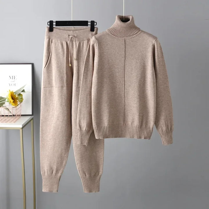Women’s Soft Knit Two-Piece Set – Perfect Casual Wear-HighTouch