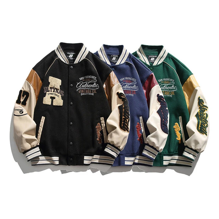 Men’s Baseball Jacket – Anti-Wind Autumn Outdoor Coat-HighTouch