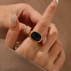 Vintage Shell Statement Ring-HighTouch