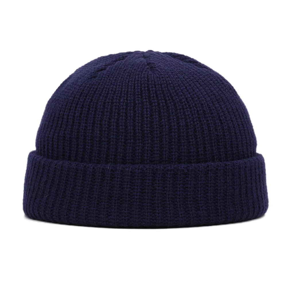 Luxury Winter Knit Beanie – Warm Short Skull Cap (Unisex)