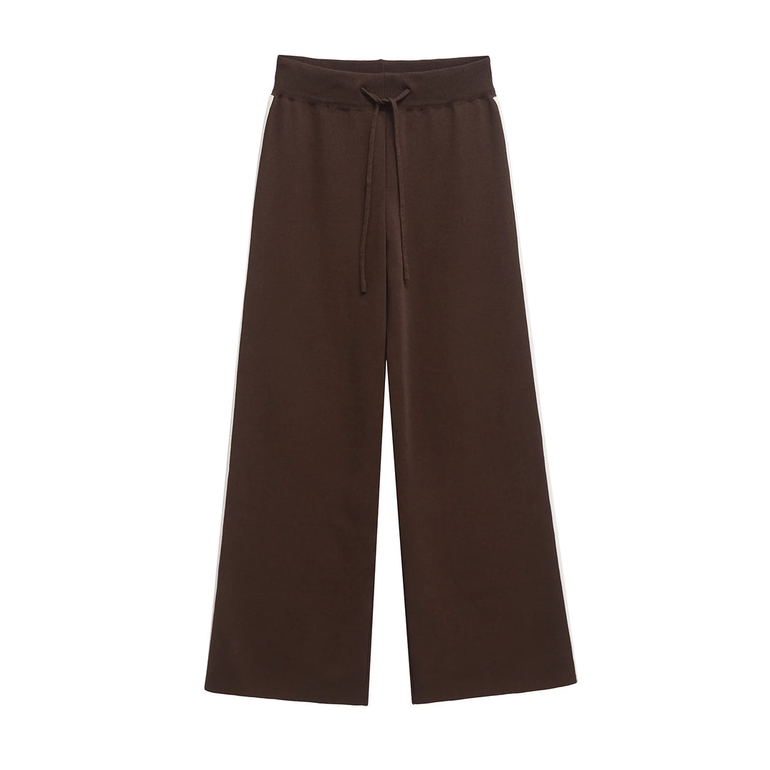 Women’s 2‑Piece Sweatshirt & High Waist Trousers Set-HighTouch