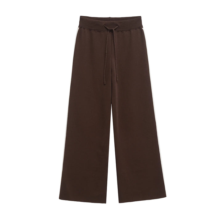Women’s 2‑Piece Sweatshirt & High Waist Trousers Set-HighTouch