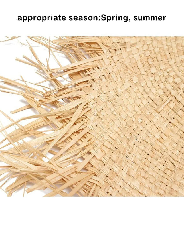 Women’s Wide‑Brim Floppy Straw Beach Hat