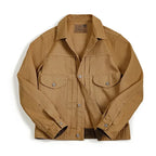 Vintage Canvas Rancher Jacket Men – Heavyweight Khaki Utility Coat-HighTouch