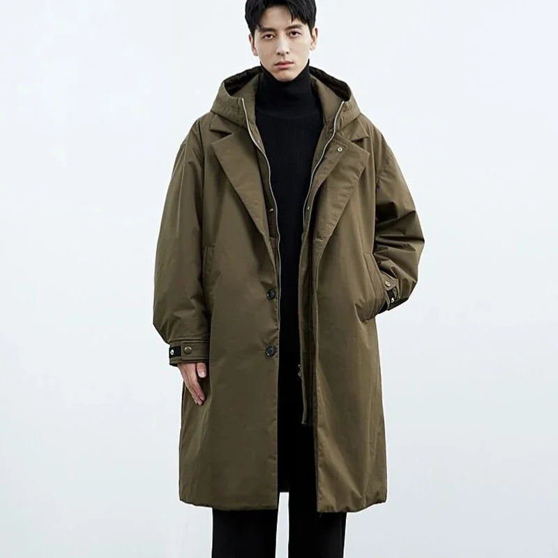 Korean Cargo Padded Jacket Men-HighTouch