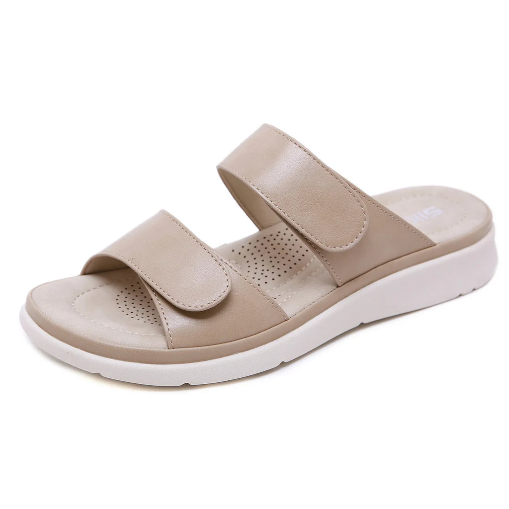 Women’s Flat Sandals Casual Summer Slip-On Shoes-HighTouch