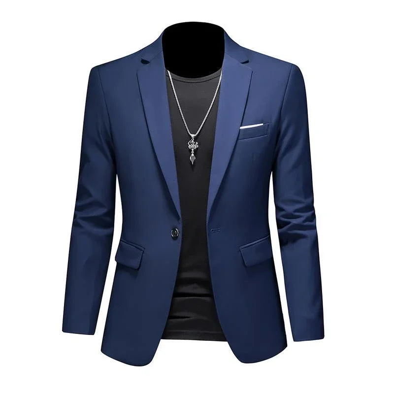 Men’s Slim-Fit Casual Blazer-HighTouch