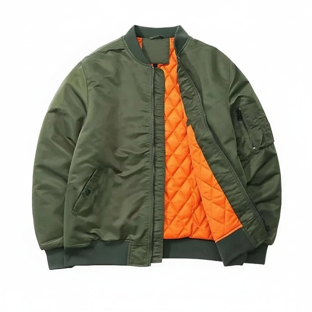 Men’s MA1 Pilot Bomber Jacket-HighTouch