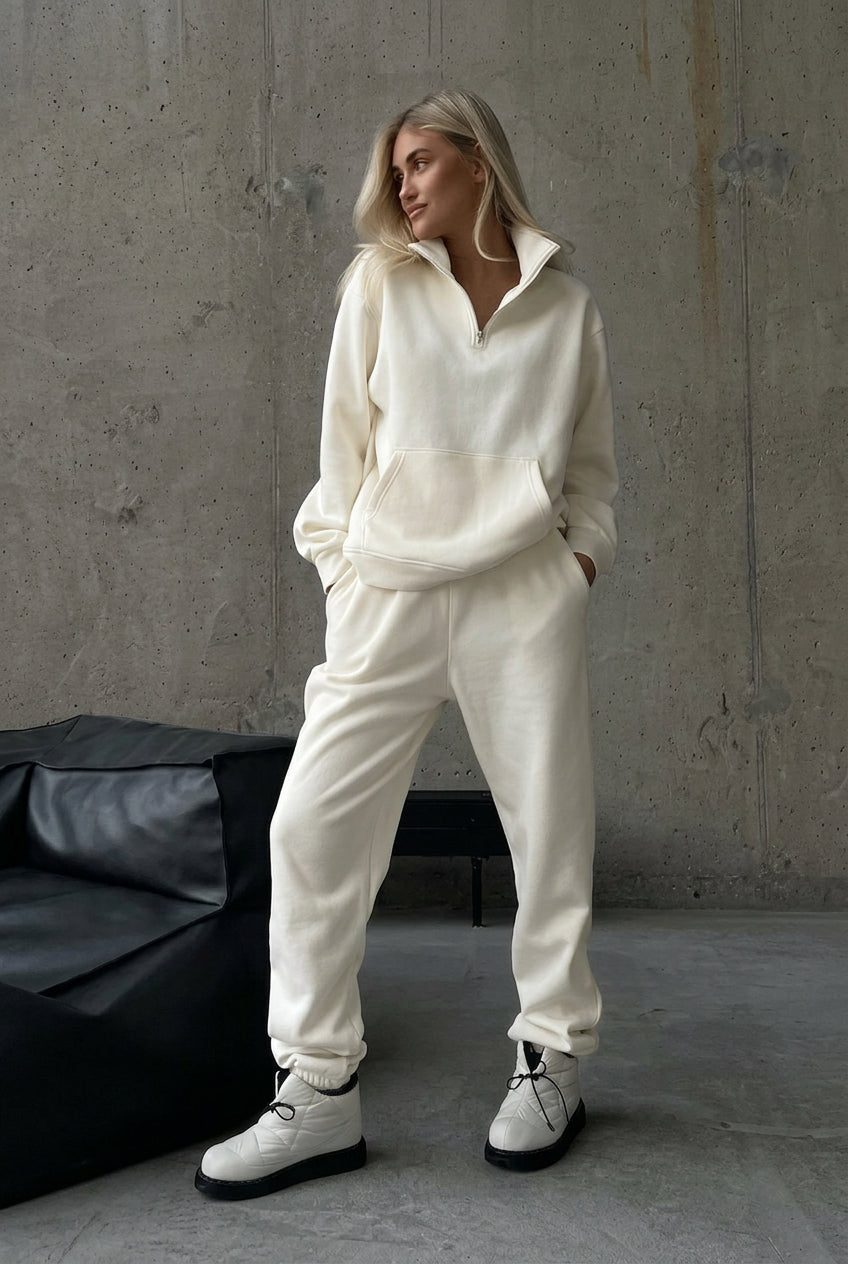 Women’s Cotton Oversize Tracksuit Set-HighTouch
