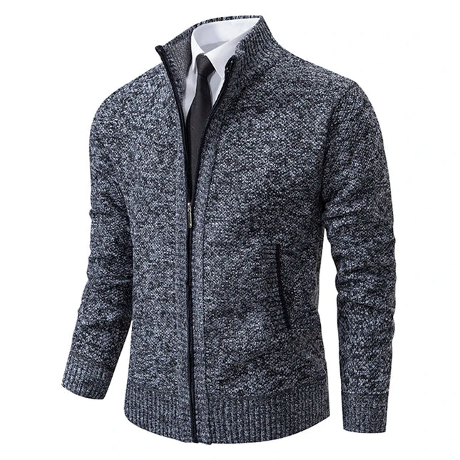 Men’s Fleece-Lined Zip Cardigan