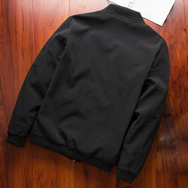 Lightweight Slim Fit Bomber Jacket for Men