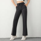 Wide-Leg Drawstring Sweatpants for Women-HighTouch