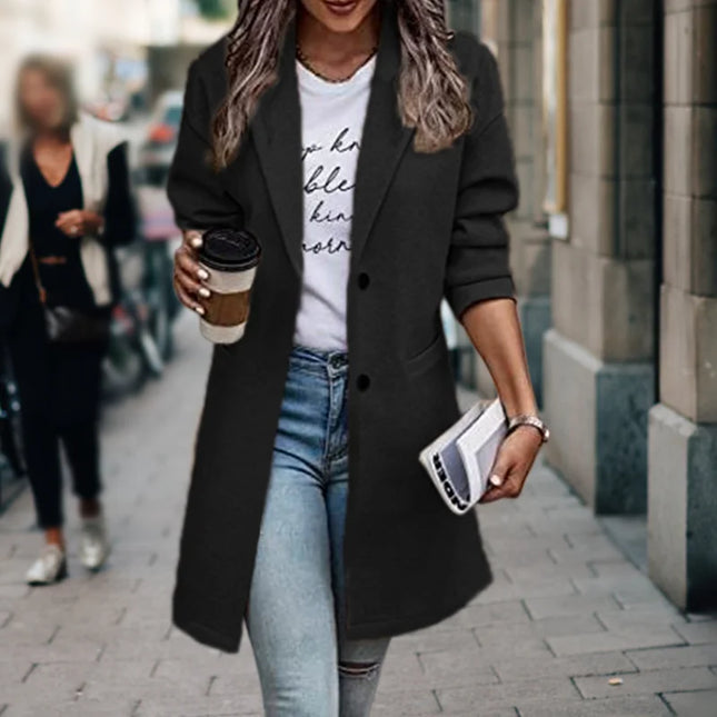 Women’s Wool-Blend Tweed Coat